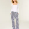 Long-Sleeve Square-Neck Top