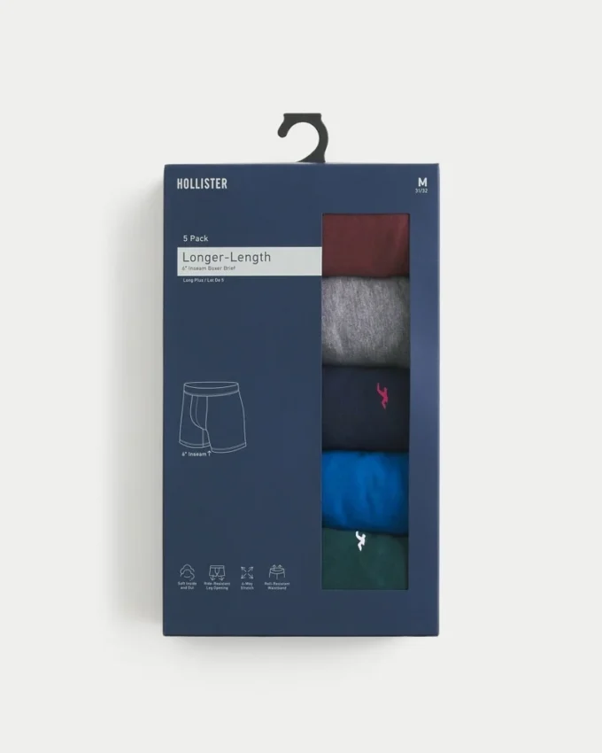 Longer-Length Boxer Brief 5-Pack