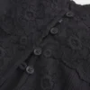 Longline Lace Detail Duster Tank