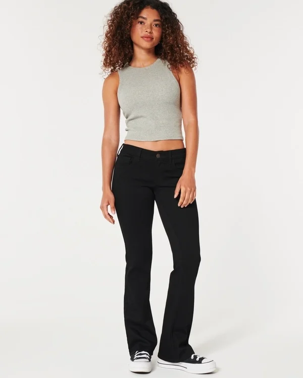 Low-Rise Black Boot Jeans Low-Rise Black Boot Jeans