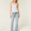 Low-Rise Bootcut Jeans