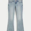 Low-Rise Bootcut Jeans