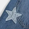 Low-Rise Dark Wash Class of ’26 Embroidered Baggy Jeans Low-Rise Dark Wash Class of ’26 Embroidered Baggy Jeans