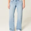 Low-Rise Light Wash Studded Bows Baggy Jeans Low-Rise Light Wash Studded Bows Baggy Jeans