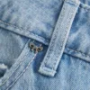 Low-Rise Light Wash Studded Bows Baggy Jeans Low-Rise Light Wash Studded Bows Baggy Jeans
