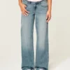 Low-Rise Medium Wash Baggy Jeans Low-Rise Medium Wash Baggy Jeans