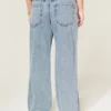 Low-Rise Medium Wash Baggy Jeans