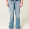 Low-Rise Medium Wash Bootcut Jeans