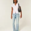 Low-Rise Medium Wash Embroidered Butterfly Bootcut Jeans Low-Rise Medium Wash Embroidered Butterfly Bootcut Jeans