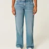 Low-Rise Medium Wash Relaxed Straight Jeans Low-Rise Medium Wash Relaxed Straight Jeans