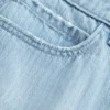 Low-Rise Railroad Stripe Denim Mini Skort Low-Rise Railroad Stripe Denim Mini Skort