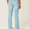 Low-Rise Ripped Light Wash Embroidered Bootcut Jeans Low-Rise Ripped Light Wash Embroidered Bootcut Jeans