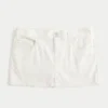 Low-Rise Shine Butterfly Twill Mini Skort