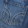 Low-Rise Studded Denim Mini Skort Low-Rise Studded Denim Mini Skort
