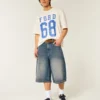 Medium Wash Denim Half Pants Medium Wash Denim Half Pants