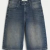 Medium Wash Denim Half Pants Medium Wash Denim Half Pants