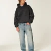 Medium Wash Hollywood Graphic Skater Baggy Jeans Medium Wash Hollywood Graphic Skater Baggy Jeans