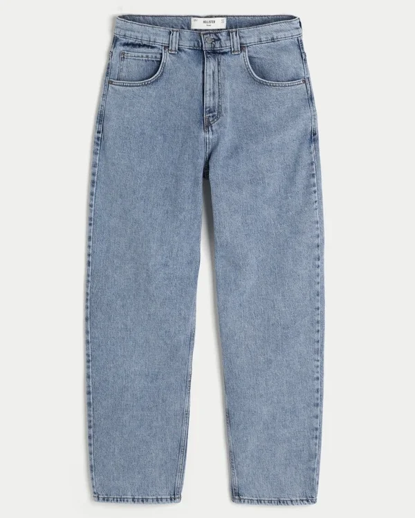Medium Wash Skater Baggy Jeans Medium Wash Skater Baggy Jeans