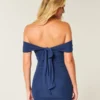 Mesh Off-the-Shoulder Bodycon Dress