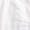 Mid-Thigh Linen-Blend Pull-On Shorts