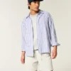 Mid-Thigh Twill Pull-On Shorts