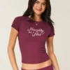 Naughty But Nice Graphic Baby Tee