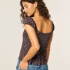 On/Off-the-Shoulder Scoop Babydoll Top