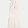 Open-Back Crepe Halter Dress Open-Back Crepe Halter Dress