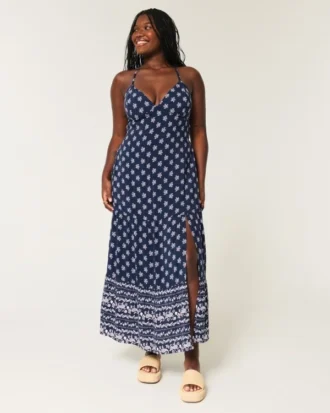 Open Back Maxi Dress