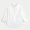 Oversized Linen-Blend Shirt