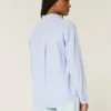 Oversized Linen-Blend Shirt
