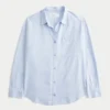 Oversized Linen-Blend Shirt