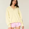 Oversized Starfish Graphic Zip-Up Hoodie Oversized Starfish Graphic Zip-Up Hoodie