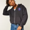 Paris Saint-Germain F.C. Graphic Zip-Up Hoodie Paris Saint-Germain F.C. Graphic Zip-Up Hoodie