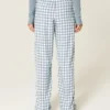 Pull-On Slub Pants