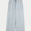 Pull-On Slub Pants