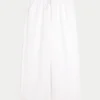 Pull-On Slub Pants