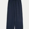 Pull-On Slub Pants