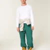 Relaxed Long-Sleeve Cotton Crew T-Shirt