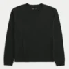Relaxed Long-Sleeve Cotton Crew T-Shirt