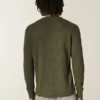 Relaxed Long-Sleeve Thermal Crew T-Shirt