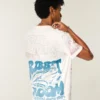 Relaxed Mixed Graphic Tee