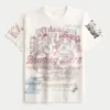 Relaxed Mixed Graphic Tee