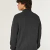 Relaxed Zip-Up Sweater