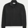 Relaxed Zip-Up Sweater