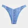 Ribbed High-Leg Cheekiest Bikini Bottom
