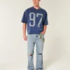 Ripped Medium Wash Baggy Jeans Ripped Medium Wash Baggy Jeans