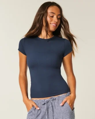 Seamless Fabric Crew Baby Tee