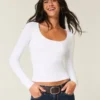 Seamless Fabric Scoop Top