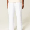 Seersucker Loose Pull-On Pants